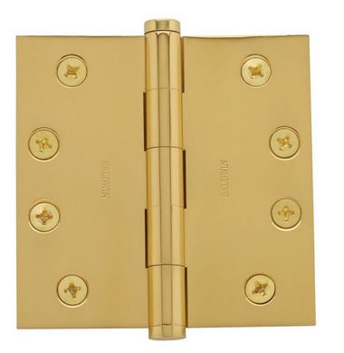 satin brass hinge