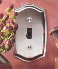 switchplate satin nickel